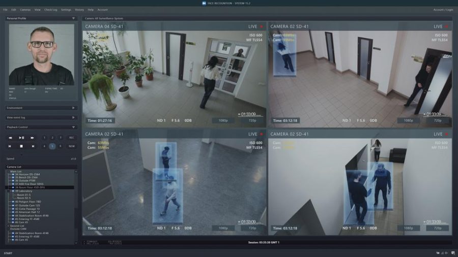 Facial Recognition Security Camera WHKRQ